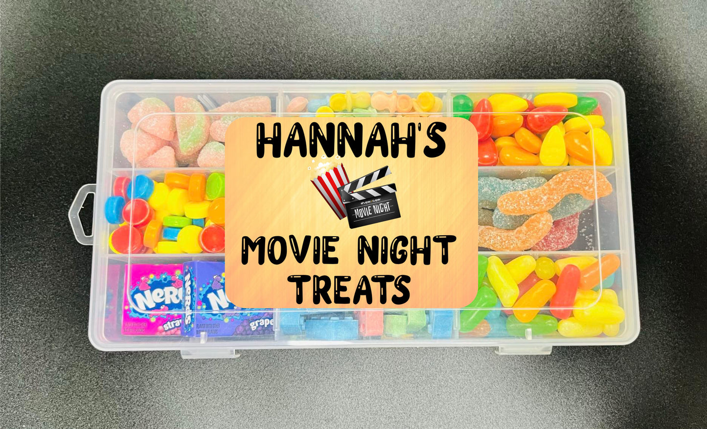 Prefilled Kids American Snack Pick N Mix Sweet Travel Movie Box Snackle Tray