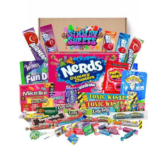 50 piece American Sweet Gift Box With Nerds Clusters Theatre Box