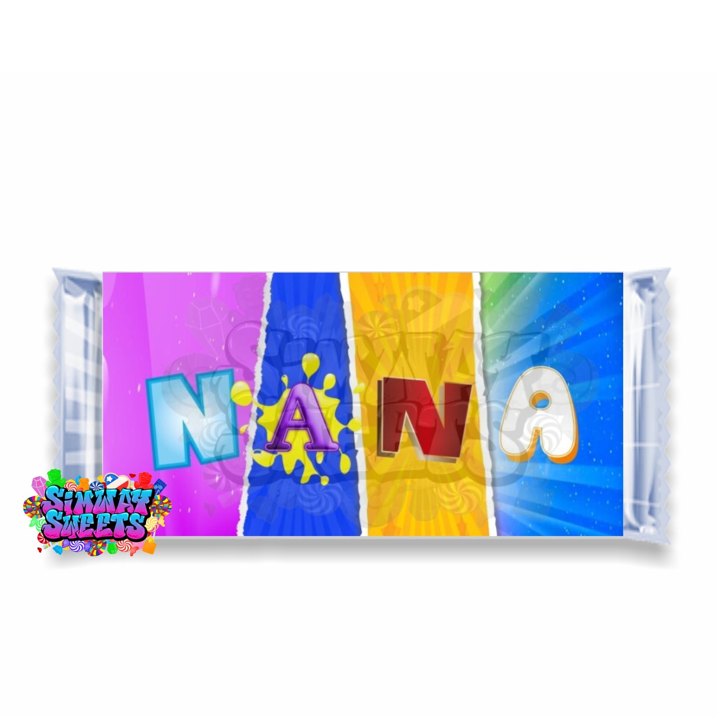 Novelty Wrapped Chocolate Bar - Nana