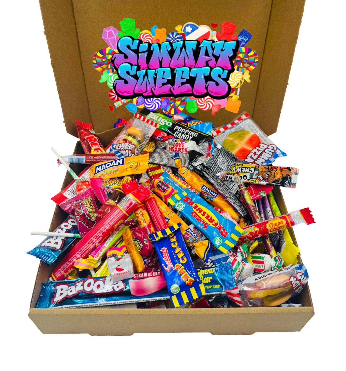 Simway Sweets 150 Piece Retro Box