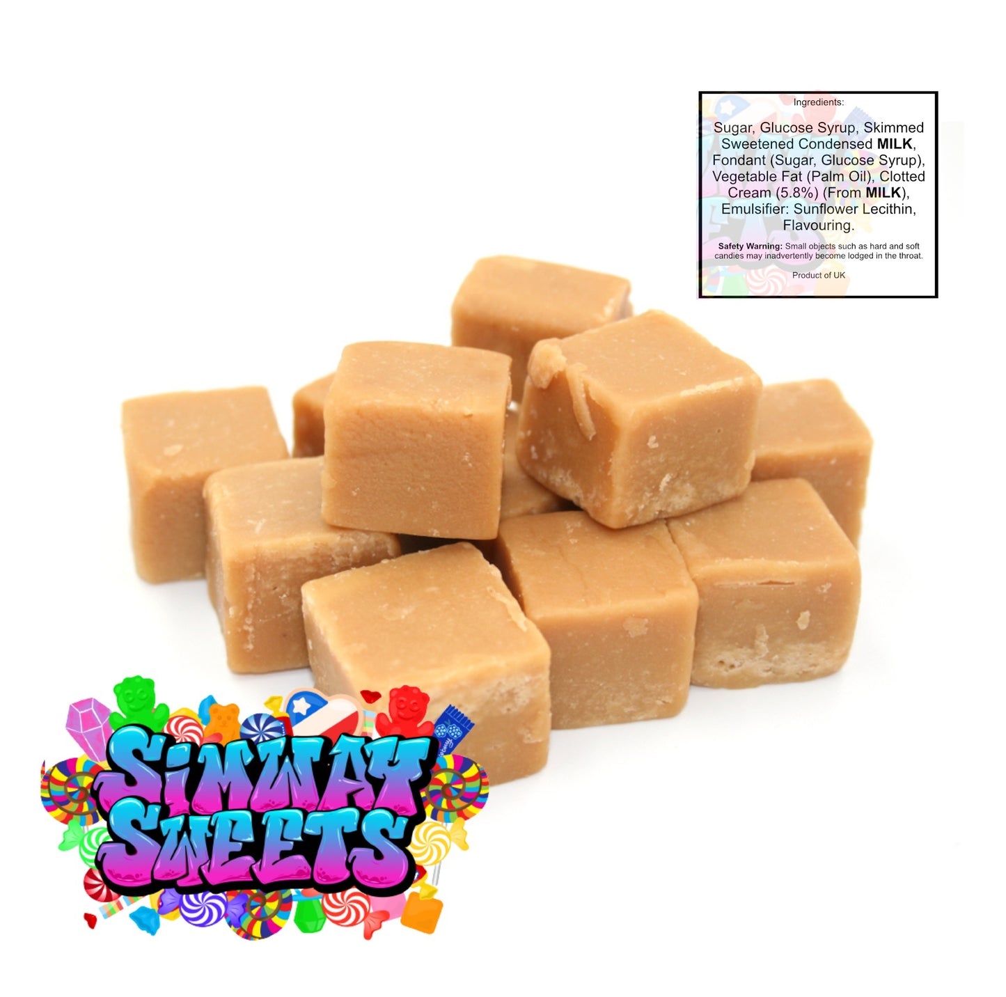 Create Your Own Custom Fudge Pouch - Pick & Mix - Price Per 100g - Bagged In One Pouch To Create Your Perfect Mix