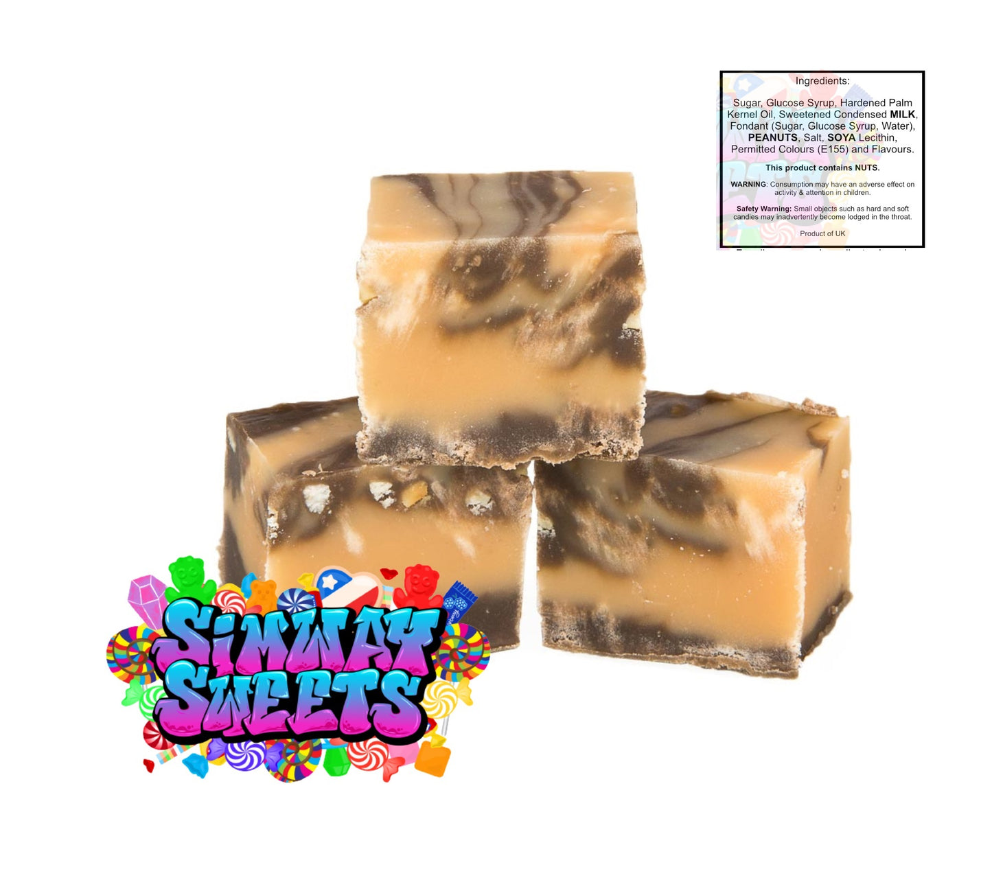 Create Your Own Custom Fudge Pouch - Pick & Mix - Price Per 100g - Bagged In One Pouch To Create Your Perfect Mix