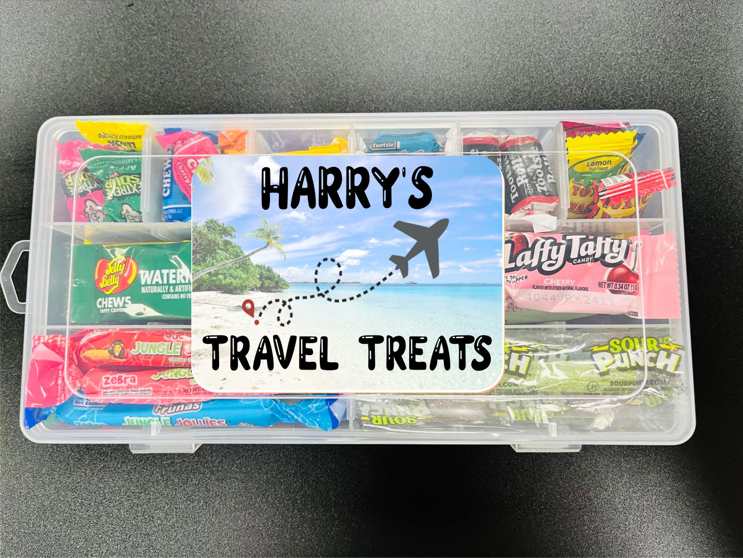 Prefilled Kids American Snack Pick N Mix Sweet Travel Movie Box Snackle Tray