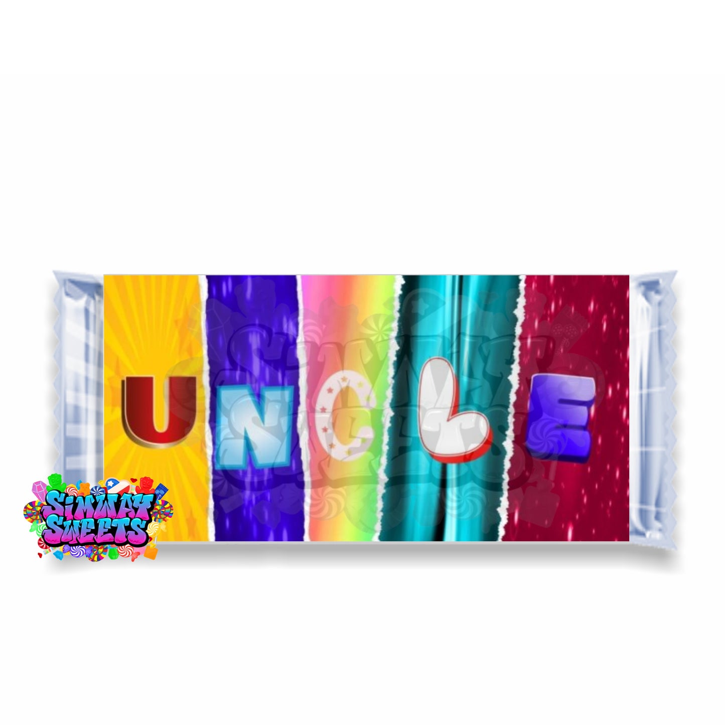 Novelty Wrapped Chocolate Bar - Uncle