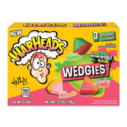 Warheads Wedgies Theatre Box - 99g