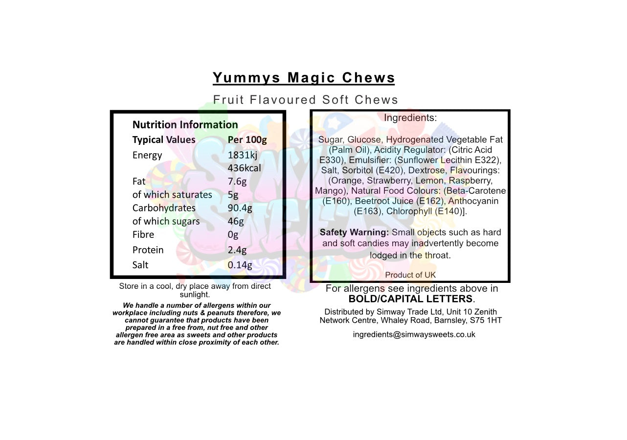 Yummys Magic Chews 1kg