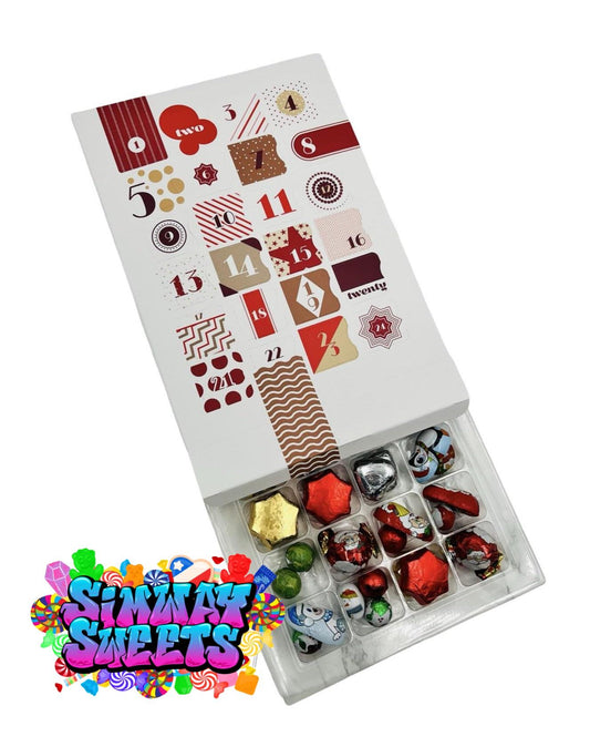 Simway Sweets Milk Chocolate Christmas Advent Calendar 2024 Xmas Countdown