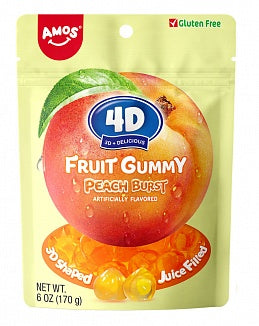 Peach Burst 4D Gummies 170g