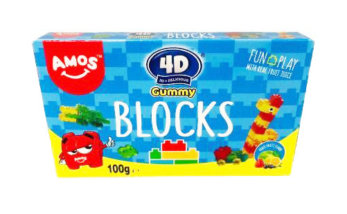 4D Gummy Blocks 100g