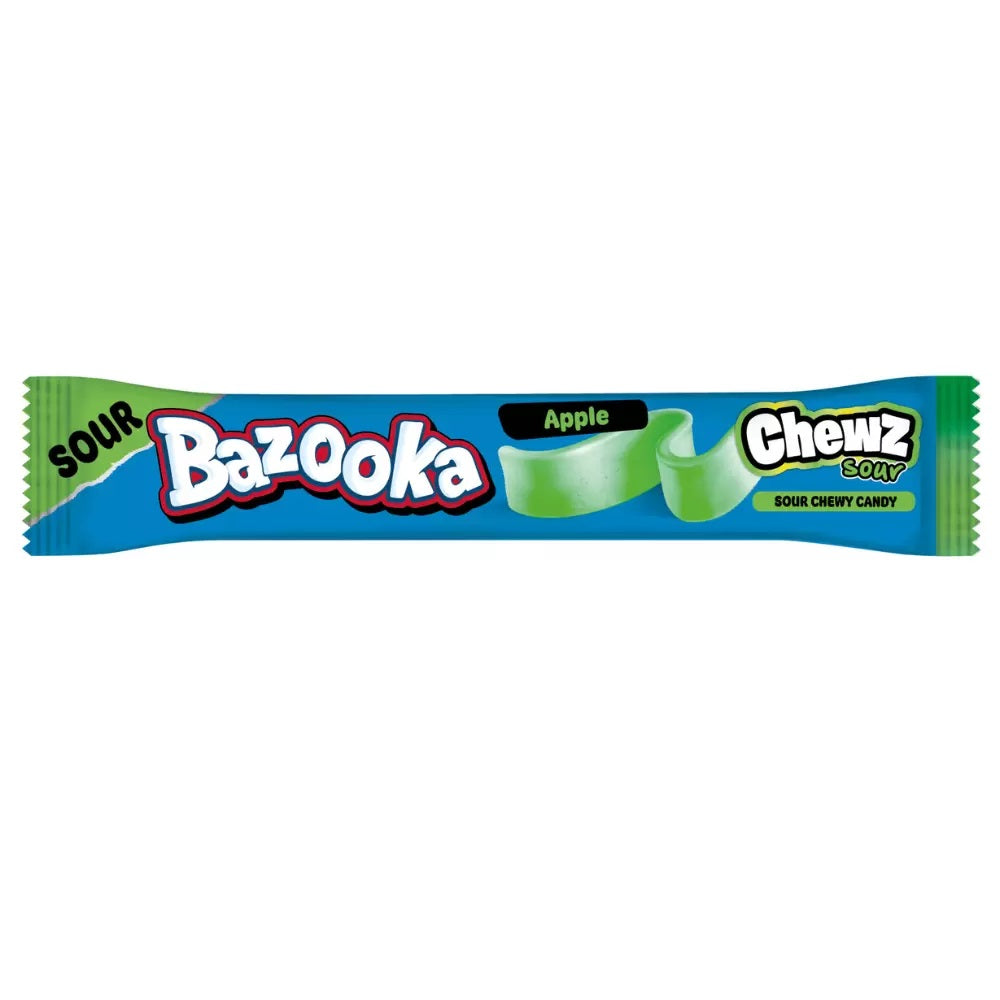 Bazooka Sour Chewz Apple Chew Bar 14g