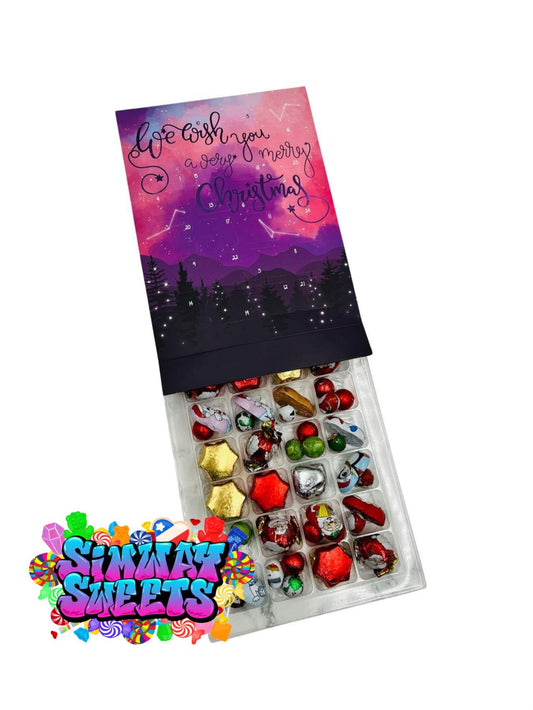 Simway Sweets Milk Chocolate Christmas Advent Calendar 2024 Xmas Countdown