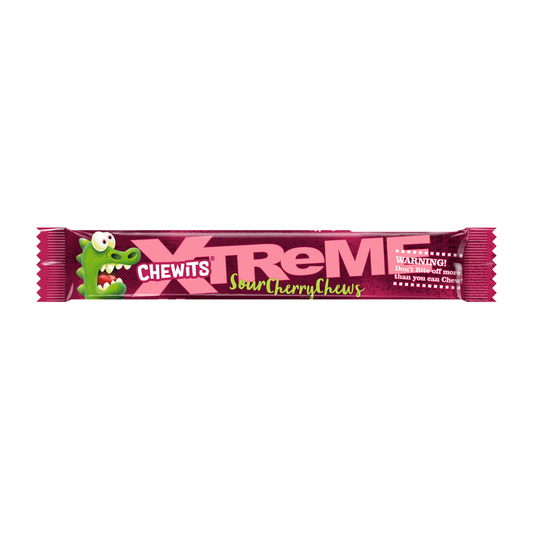 Chewits Xtreme 34g Chews - Sour Cherry