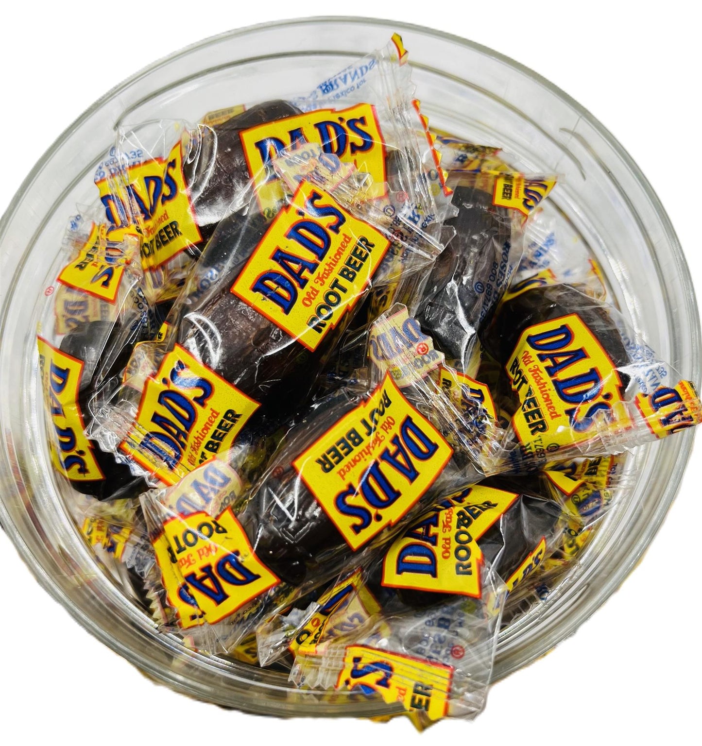 Simway Sweets Jar 690g - Dad's Root Beer - Individually Wrapped American Sweets - Approximately 66 Pieces