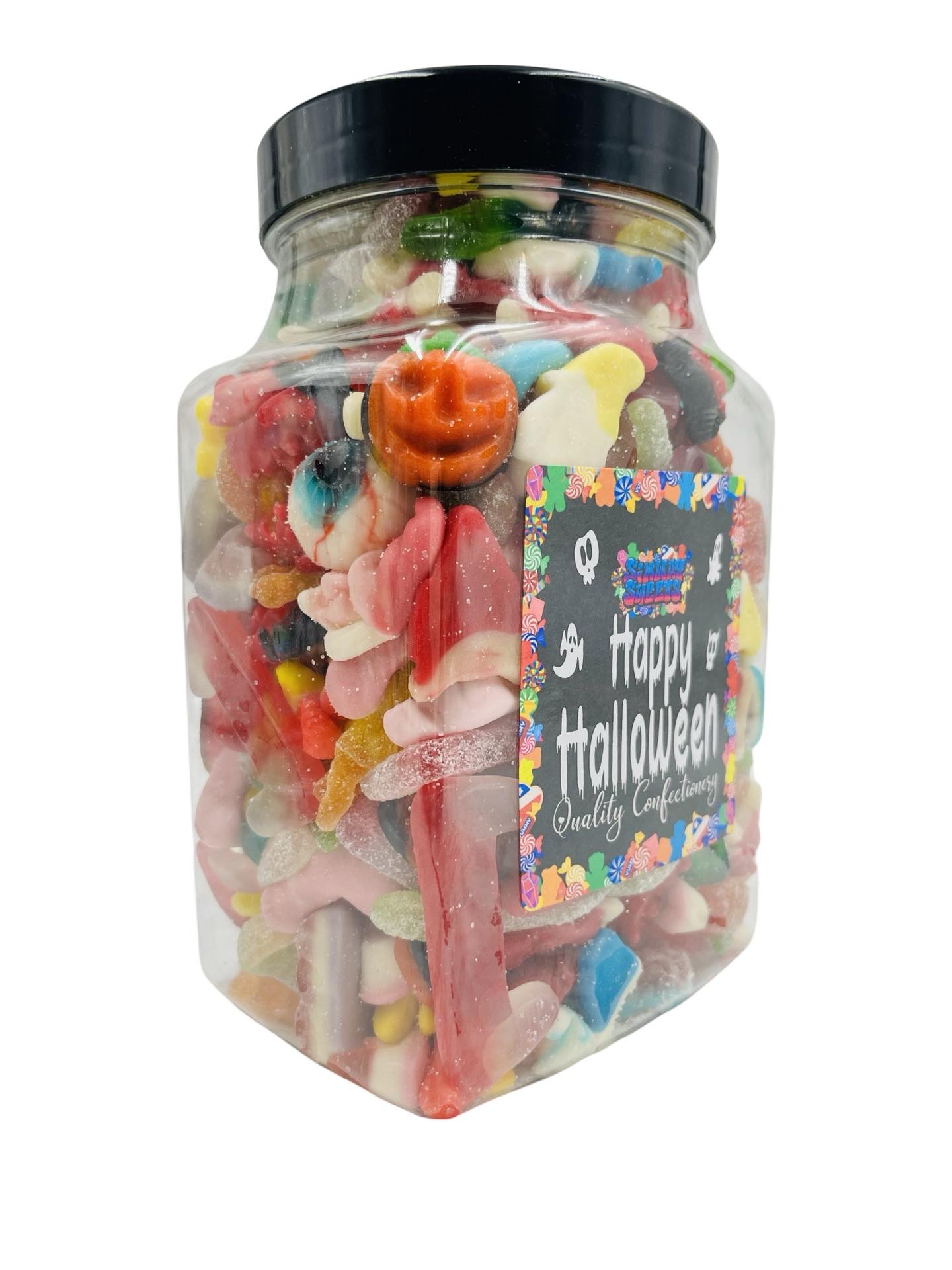 Halloween Trick or Treat Jar - 1.9kg Pick N Mix Sweets