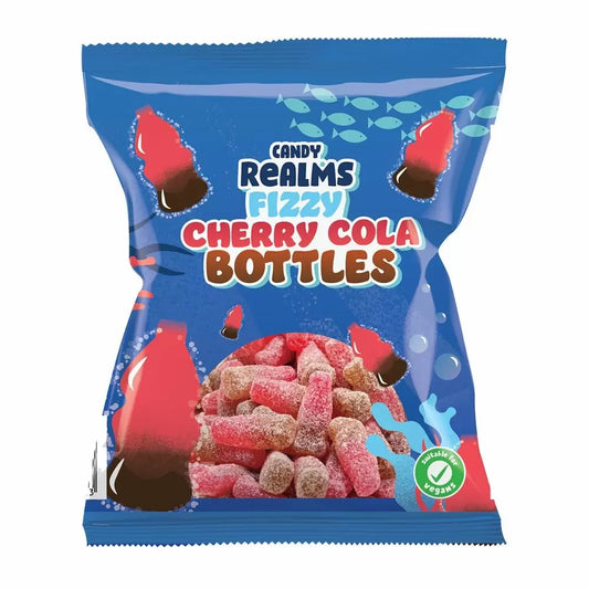 Candy Realms Fizzy Cherry Cola Bottles 190g