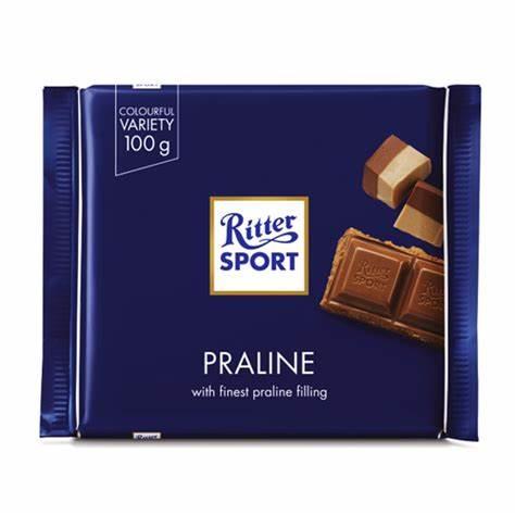 Ritter Sport Praline Milk Chocolate 100g