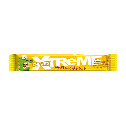 Chewits Xtreme 34g Chews - Sour Lemon