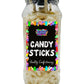 Candy Sticks Sweets Gift Jar - 485g