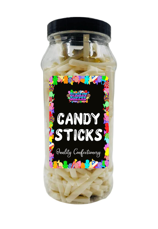 Candy Sticks Sweets Gift Jar - 485g