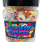 Simway Sweets Jar 400g - Cry Baby Bubblegum - Individually Wrapped American Sweets - Approximately 70 Pieces