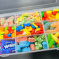 Prefilled Kids American Snack Pick N Mix Sweet Travel Movie Box Snackle Tray