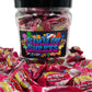 Simway Sweets Jar 440g - Jaw Breakers Cherry - Individually Wrapped Sweets - Approximately 40 Pieces