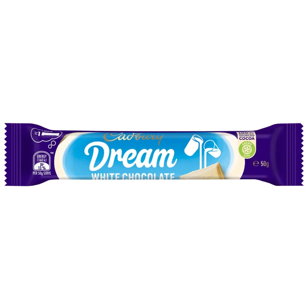 Cadbury Dream White Chocolate Bar 50g (Australian)