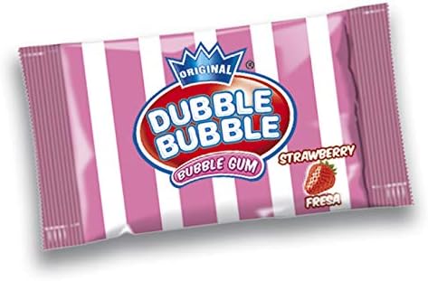 The Original Dubble Bubble Strawberry & Peppermint Flavour! - 250 Pieces