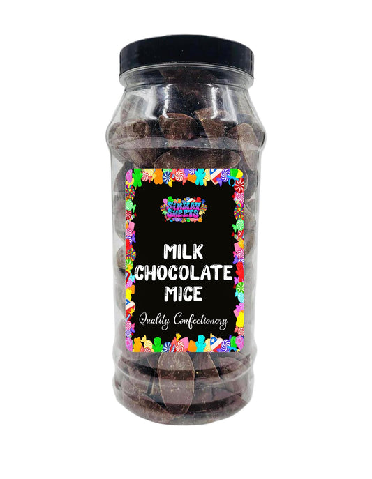 Milk Chocolate Mice Retro Sweets Gift Jar - 655g