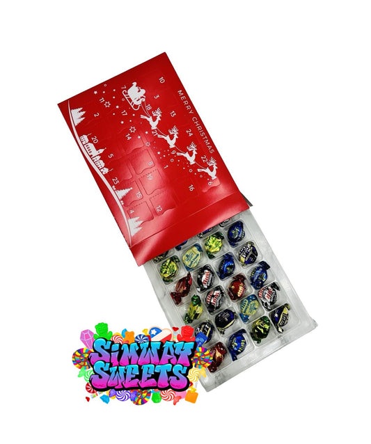 Simway Sweets Toffees, Eclairs & Liquorice Christmas Advent Calendar 2024 Xmas Countdown