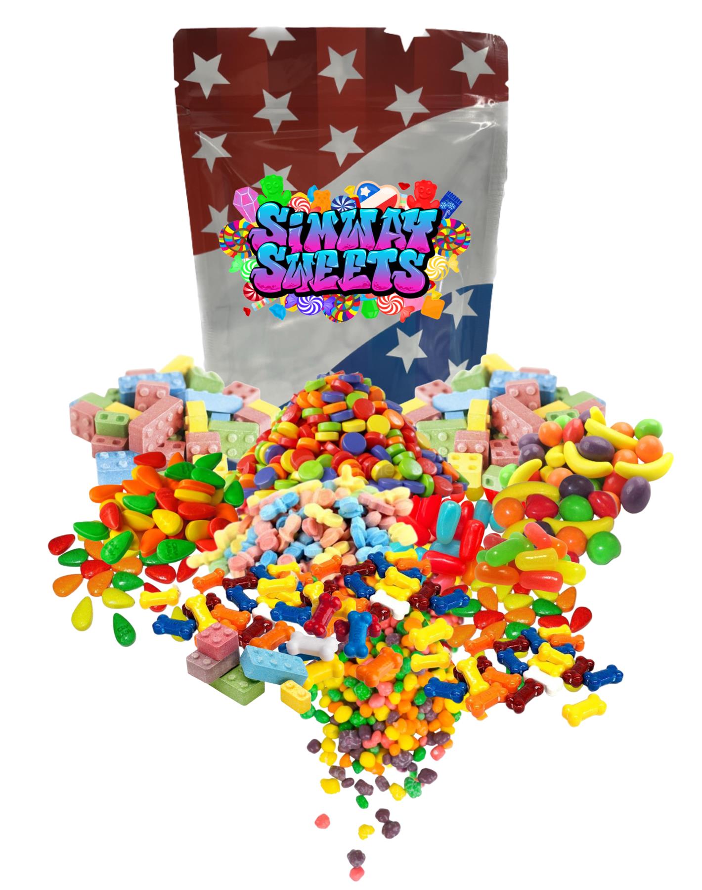 American Pick N Mix Pouch 750g