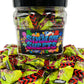 Simway Sweets Jar 385g - Dr Sour Strawberry Blasts - Individually Wrapped Sweets - Approximately 80 Pieces