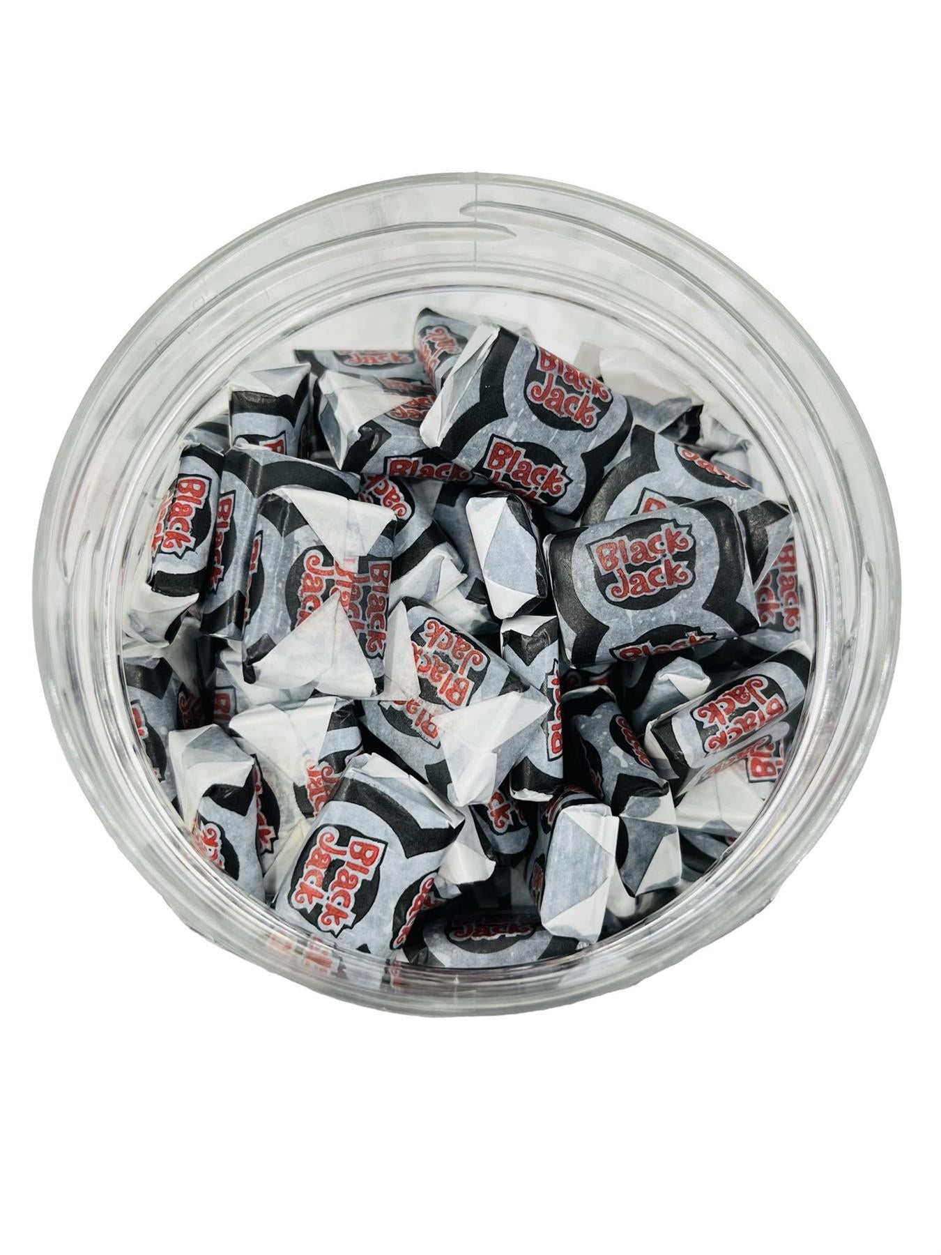 Simway Sweets Jar 785g - Black Jack Chews - Individually Wrapped - Approximately 150 Pieces