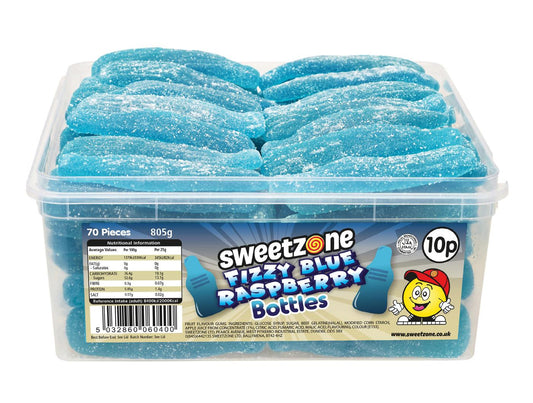 Blue Raspberry Bottles 805g Tub