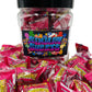 Simway Sweets Jar 440g - Jaw Breakers Strawberry - Individually Wrapped Sweets - Approximately 40 Pieces