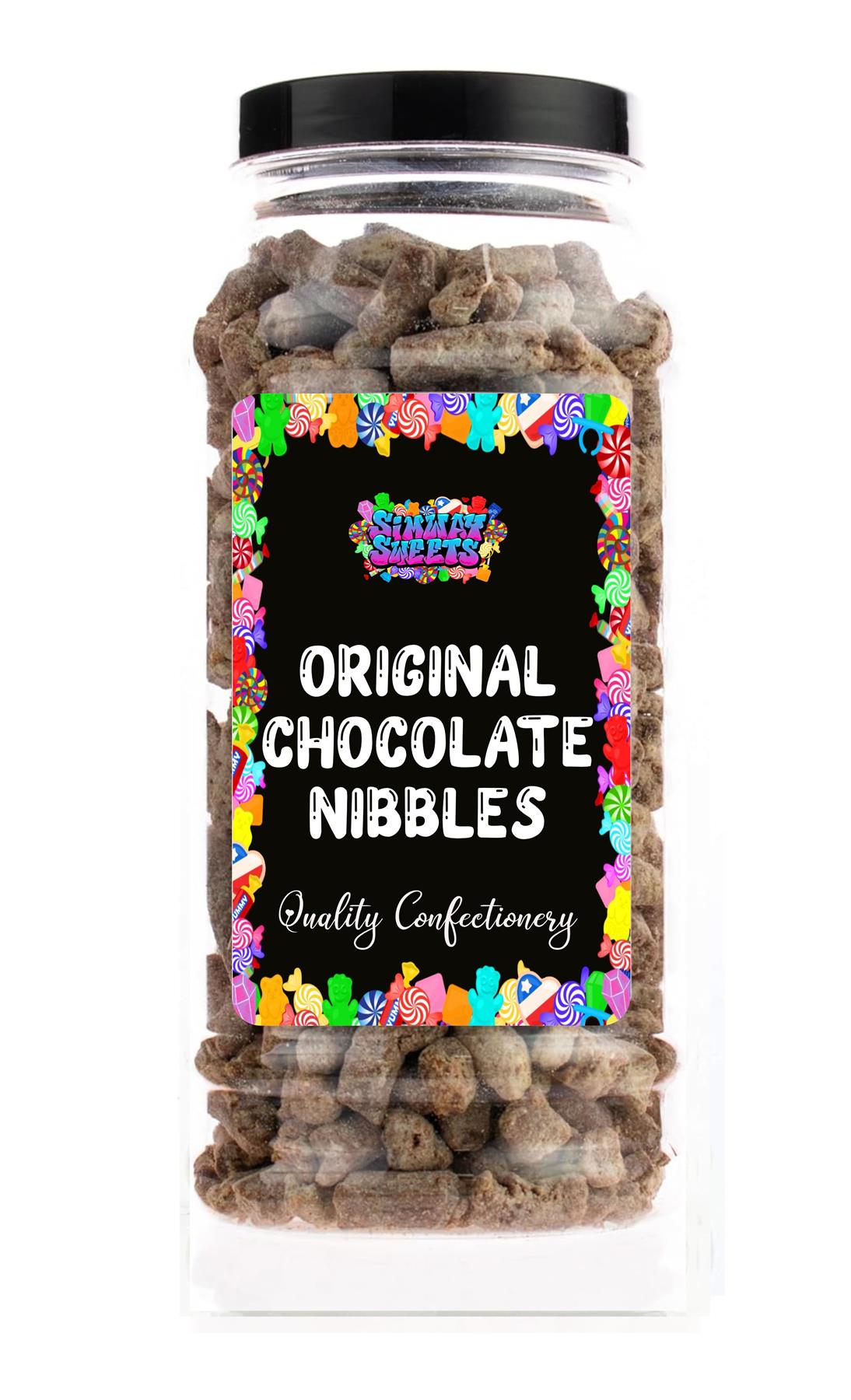 Original Choc Nibbles Retro Sweets Gift Jar – Simway Sweets