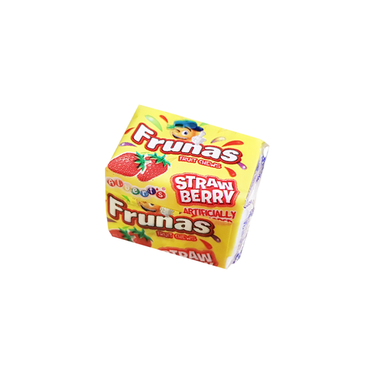 Frunas Fruit Chews Strawberry 4pc - (10g)