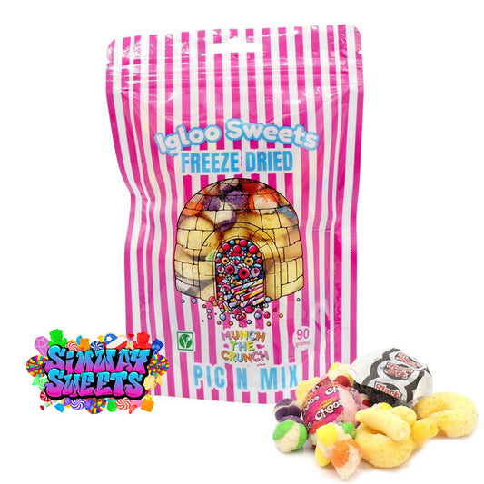 Pink Pick N Mix Freeze Dried Sweets - 90g Pouch