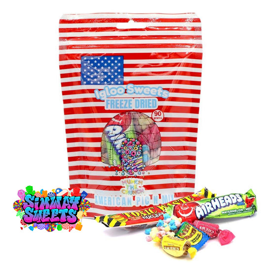 American Pick N Mix Freeze Dried Sweets - 90g Pouch