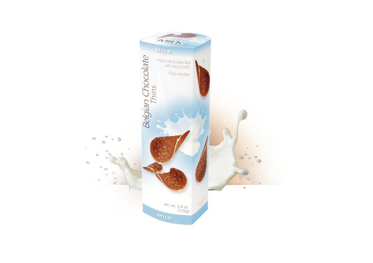 Belgian Chocolate Thins - Milk - 125g