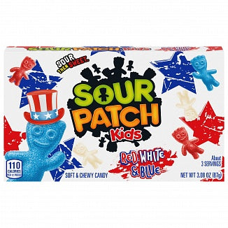 Sour Patch Extreme Red White & Blue 87g - BB: MARCH 2024