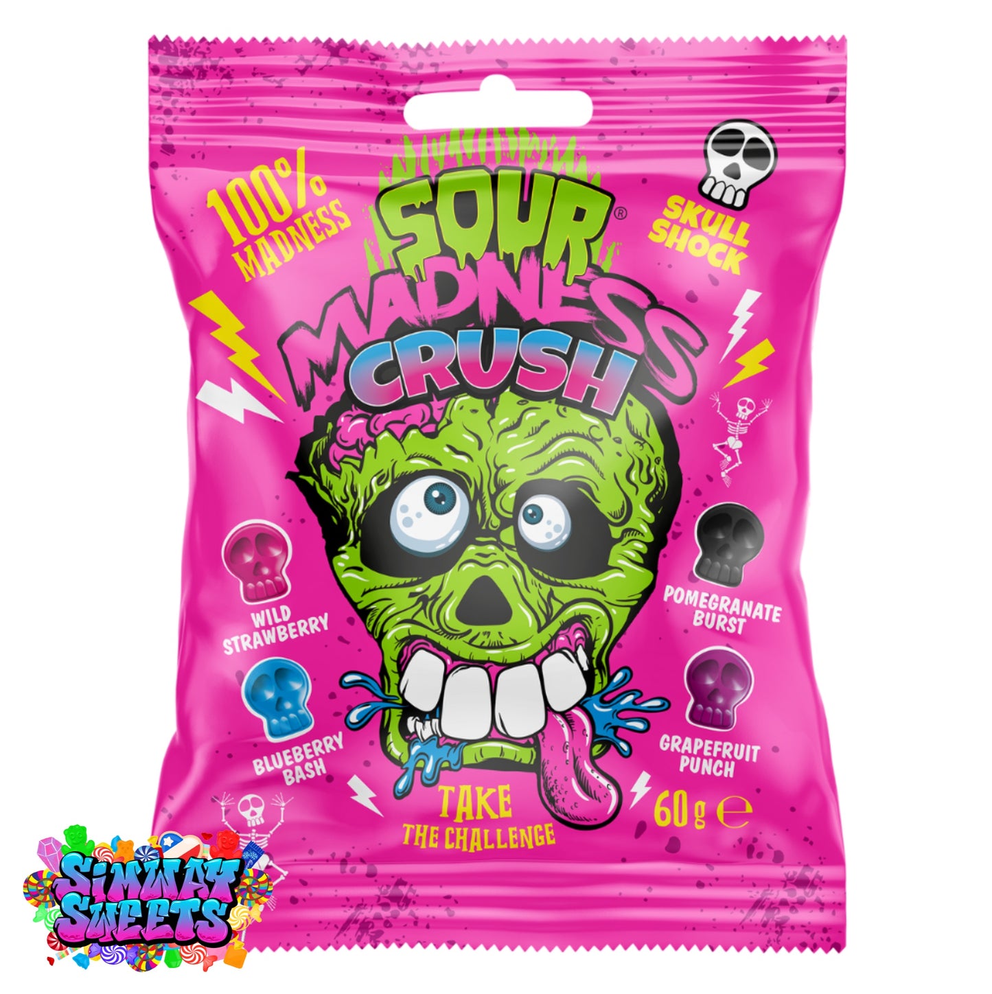 Sour Madness Crush 60g Bag