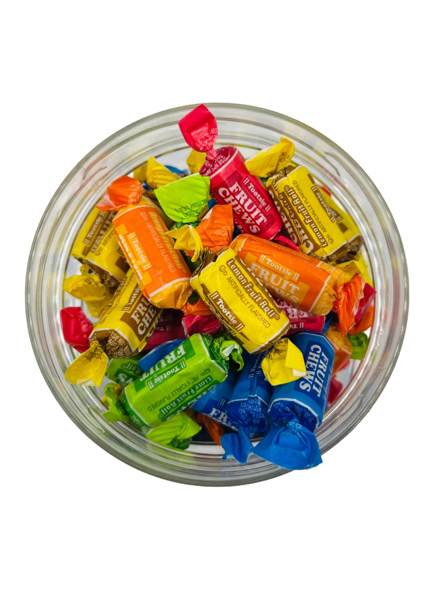 Simway Sweets Jar 765g - Tootsie Fruit Chews - American Sweets - Approximately 100 Pieces