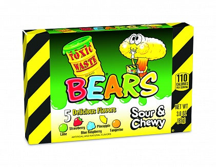 Toxic Waste Bears - 85g Theatre Box