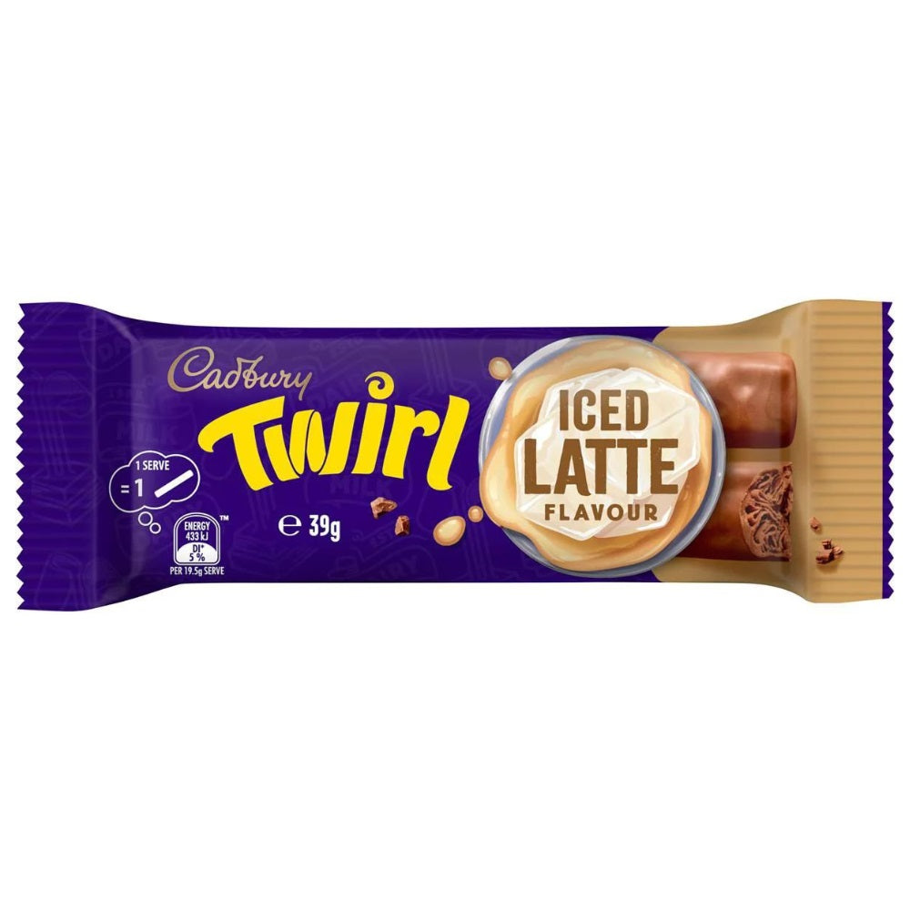 Cadbury Twirl Iced Latte Bar 39g (Australian)