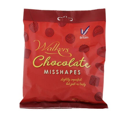 Walkers Bag of Chocolate MisShapes 200g Bag