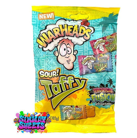 Warheads Taffy Tropical Fusion 102g Bag