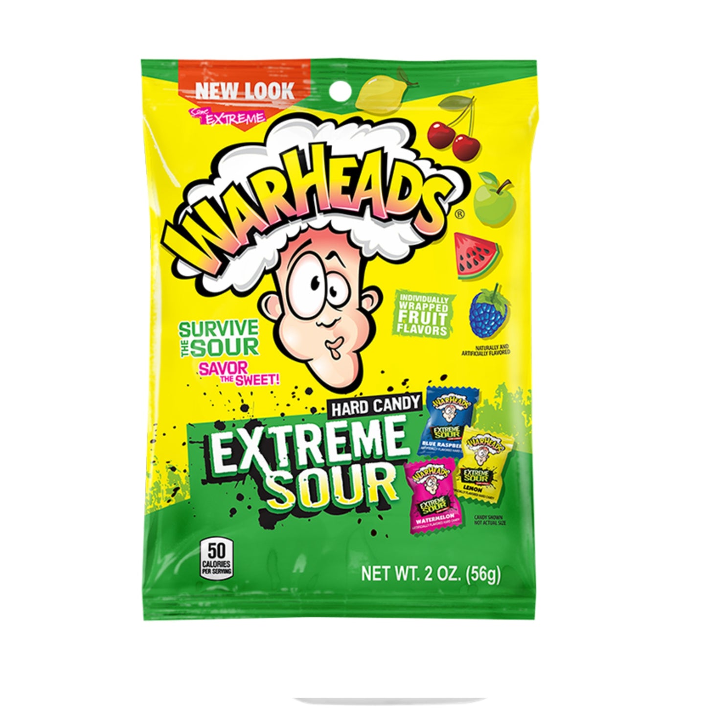 Warheads Extreme Sour 56g (2oz) Bag