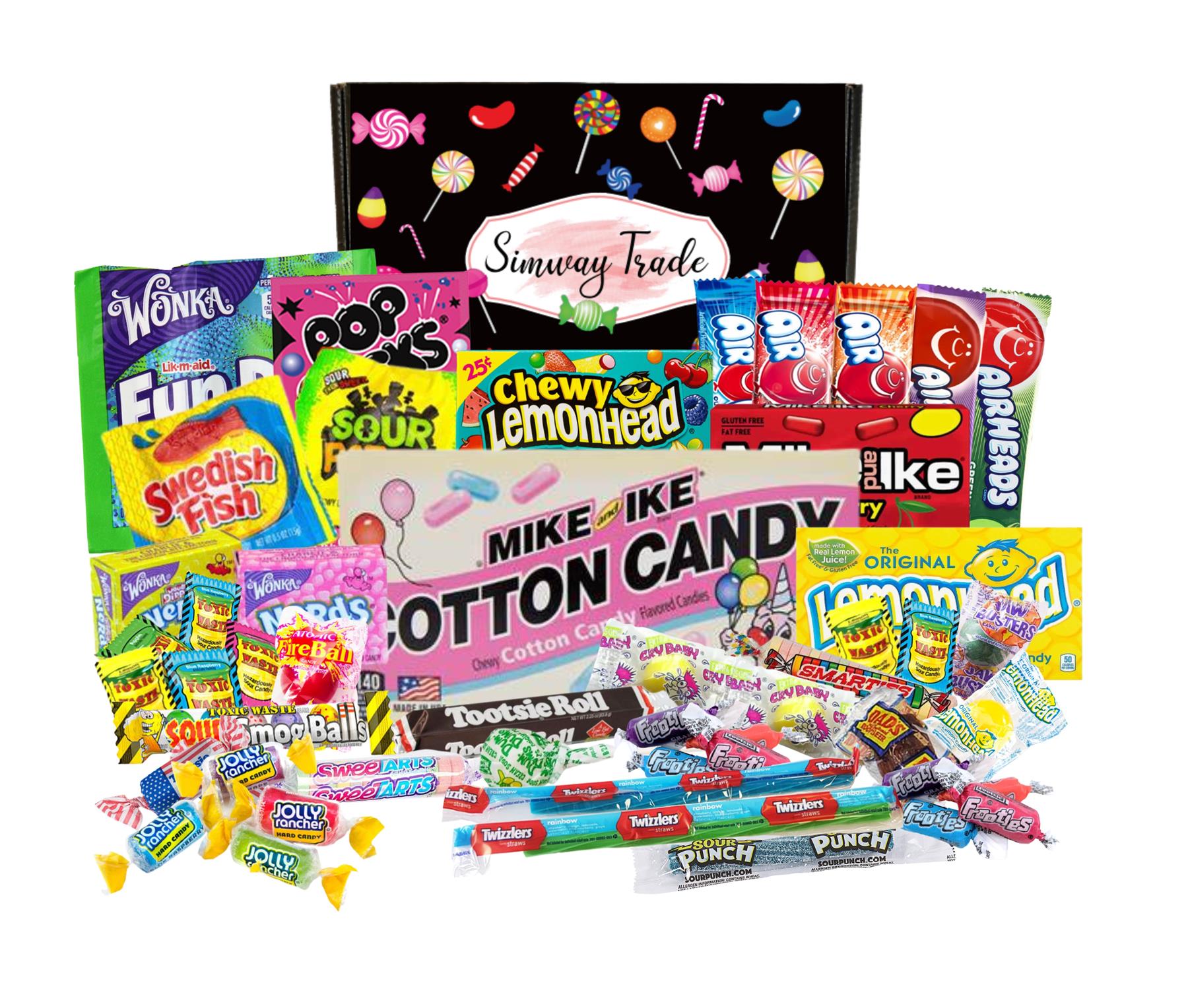 American Sweets USA Candy Box - Cotton Candy – Simway Sweets