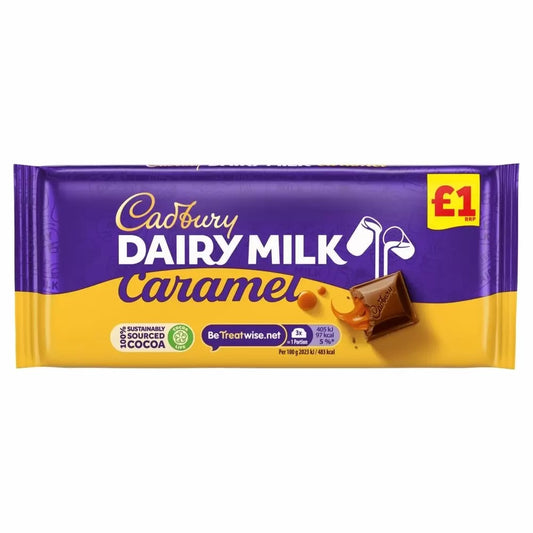 Dairy Milk Caramel Bar (120g)